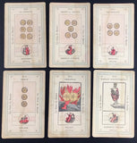 c.1885 Etteilla Tarot Type II Cards, published by Z. Lismon, Paris, 77/78 cards