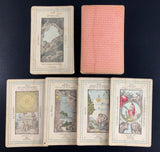 c.1885 Etteilla Tarot Type II Cards, published by Z. Lismon, Paris, 77/78 cards