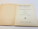 1915 Dutch Anatomy Book with Moveable Models, The human body