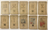 c.1890 Etteilla Tarot Type II Cards, published by Z. Lismon, Paris