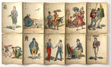 c.1890 Grand Sybil des Salons Lenormand Fortune Telling Cards Paris France 52/52