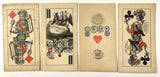 c.1885 Hungarian Tarock Tarot Reszveny-Tarsulat 42/42 Budapest