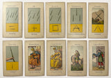 c.1890 Grand Etteilla Grimaud 78 Cards w/ box & booklet