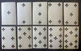 c.1870 Gassmann Dauphine Pattern, 52/52 Standing Courts
