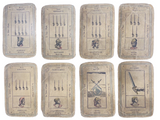 c.1890 Etteilla Tarot Type II Cards, published by Z. Lismon, Paris