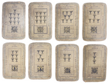 c.1890 Etteilla Tarot Type II Cards, published by Z. Lismon, Paris
