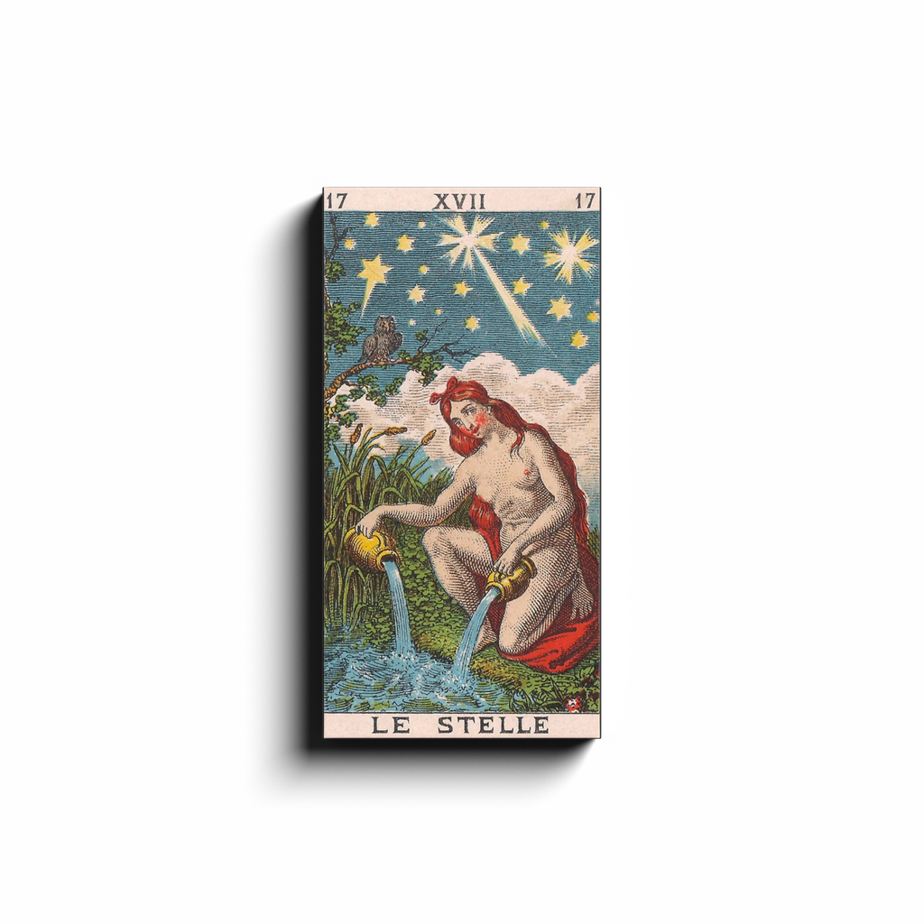 Le Stelle (The Star), Soprafino Tarot, Canvas Print – McClosky's