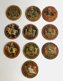 c.1900 "Moghul Ganjifa", 90/96 cards