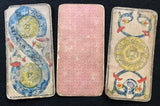 c.1880 Conver Camoin Ancien Tarot Marseille Old Antique Partial Deck 74/78 Cards