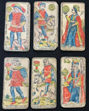 c.1880 Conver Camoin Ancien Tarot Marseille Old Antique Partial Deck 74/78 Cards