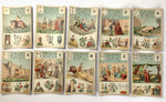c. 1890 Grand Jeu Lenormand, H. Pussey, 54 Astro Mythological Cards, Paris, France