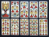 c.1898 Tarot Besancon Antique Deck B.P. Grimaud Paris France Partial 77/78 Cards