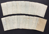 c.1825 Educational Cards Kings of France Cartes Historiques 24/24 Hand-Painted