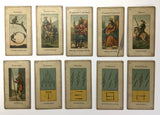 c.1890 Grimaud Grand Etteilla, Tarot Egyptien, Type I, 78/78 Cards