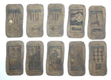 c.1838-50 Grand Etteilla Tarot Egyptien, 77/78 Cards