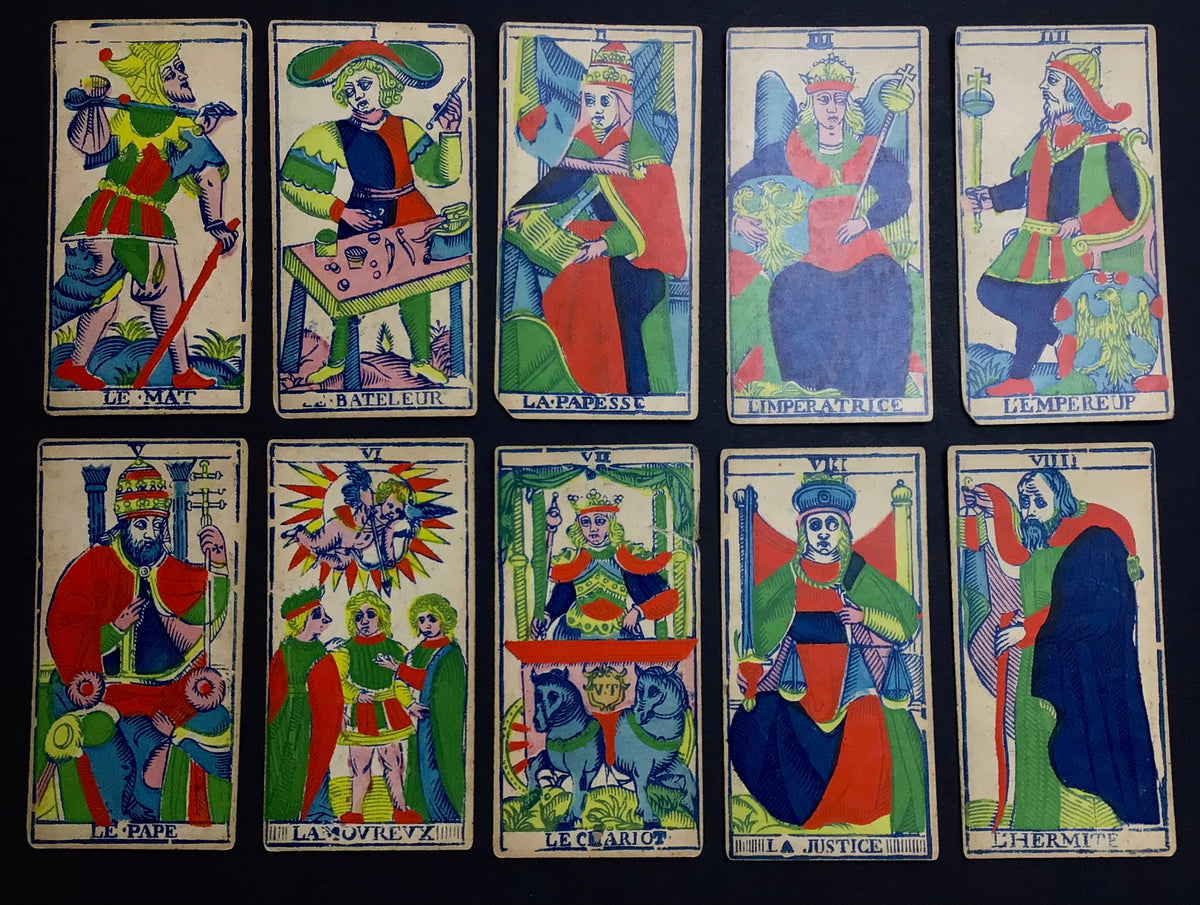 c.1860 Nicolas Conver Tarot de Marseille McClosky s Antiquarian Books Cards