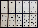 c.1800 T. Servaes Belgian Animal Tarot 51/78