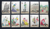 19th Century Sibylle des Salons Cards H. Pussey c.1885 Paris 52/52 Box & Booklet