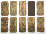 c.1898 Tarot Besançon, B.P. Grimaud,  Paris, France, Partial 76/78 Cards
