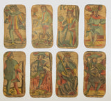 c.1898 Tarot Besançon, B.P. Grimaud,  Paris, France, Partial 76/78 Cards