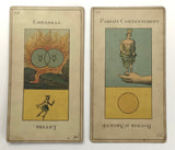 c.1890 Grimaud Grand Etteilla, Tarot Egyptien, Type I, 78/78 Cards