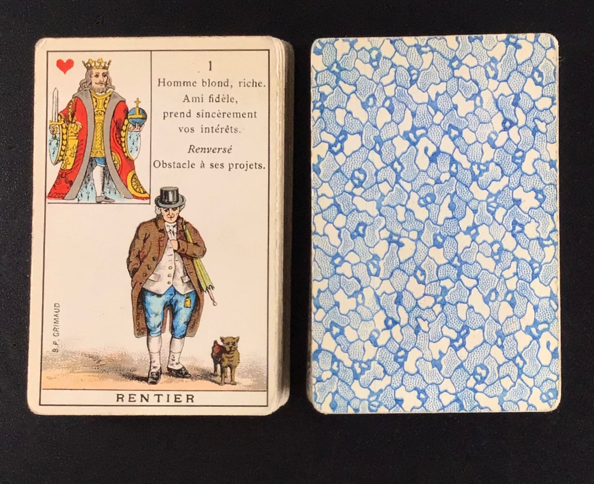 Ancien Jeu De 52 Cartes B.P. Grimaud, Format Miniatire, Datant D'avant 1900