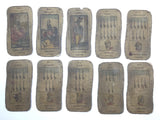 c.1838-50 Grand Etteilla Tarot Egyptien, 77/78 Cards