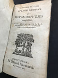 1661 Operum P. Ovidii Tomus II and III