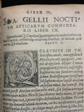 1526 Noctes Atticae Auli Gellii