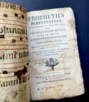 c.1741 Prophéties Thomas-Joseph Moult Nostradamus Antiphonal Cover