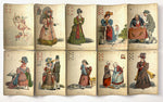 c.1890 Grand Sybil des Salons Lenormand Fortune Telling Cards Paris France 52/52