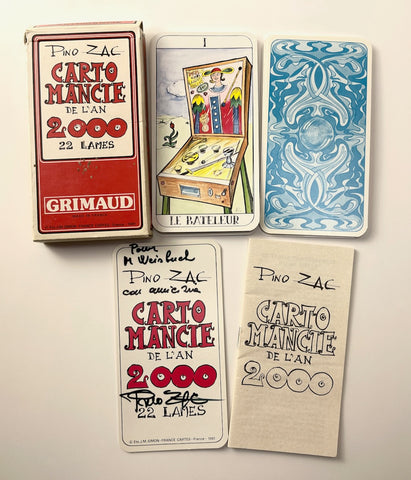 Pino ZAC Cartomancie de l'An 2000 Grimaud Tarot 22 Cards