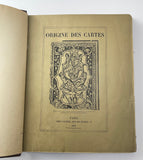 1869 Origines des Cartes a Jouer, by R.. Merlin