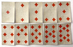 c.1850 Parisian Playing Cards  52/52 Standing Courts
