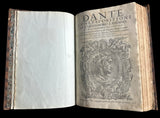 1578 La Comedia, Dante Alighieri Vellutello