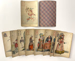 c.1890 Grand Sybil des Salons Lenormand Fortune Telling Cards Paris France 52/52