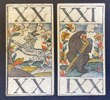 c.1761 Strasbourg Animal Tarot Animalier Tiertarock