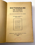 c.1937 Dictionnaire des Sciences Occultes (Dictionary of Occult Sciences)