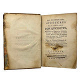 Don Quichotte (1774), by Miguel Cervantes, Published chez Bleuet 2 Volumes, 1st edition