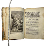 Don Quichotte (1774), by Miguel Cervantes, Published chez Bleuet 2 Volumes, 1st edition