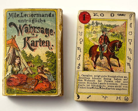 c.1885 Mlle. Lenormand Fortune-Telling Cards