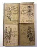 1929-36 Les Fleurs de Jardins, A. Guillaumin, Four Volumes
