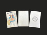 c.1830 Paris Pattern Playing Cards France 52/52 Painted Stencil Standing Courts