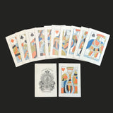 c.1830 Hunt & Sons Playing Cards London 32/32 Painted Stencil Small Format Rare