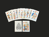 c.1830 Hunt & Sons Playing Cards London 32/32 Painted Stencil Small Format Rare