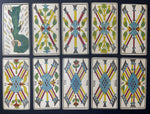 c.1885-90 Lequart Tarot de Besançon 77/78 cards