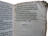 1558 De Arcanis Naturae by Mizauld 1st Ed