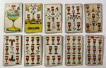 c.1904 Guglielmo Murari Tarot Piemontese 72/78 Cards Partial