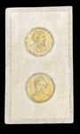 c.1850 Two of Coins Minchiate, Unkown Maker