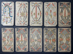 c.1845-1858 Renault Jerger Tarot de Besançon 75/78 cards